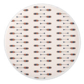 Aquarellpaddel-Illustration  Keramikknauf (Vorderseite)