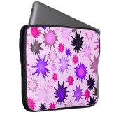Aquarellpaint Blotter Laptopschutzhülle (Vorne Rechts)