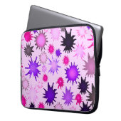 Aquarellpaint Blotter Laptopschutzhülle (Vorderseite Links)