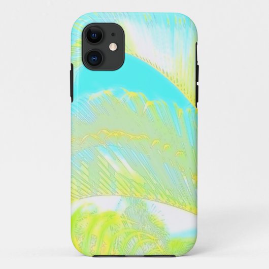 Aquarellpalme künstlerisches iPhone 5 Fall Hawaii Case-Mate iPhone Hülle (Rückseite)