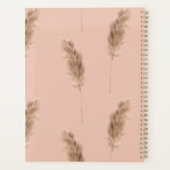 Aquarellpampas Personalisiert Teacher-Geschenk Planer (Rückseite)