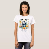 Aquarellpanda, bleibe verschwommen T-Shirt (Vorne ganz)