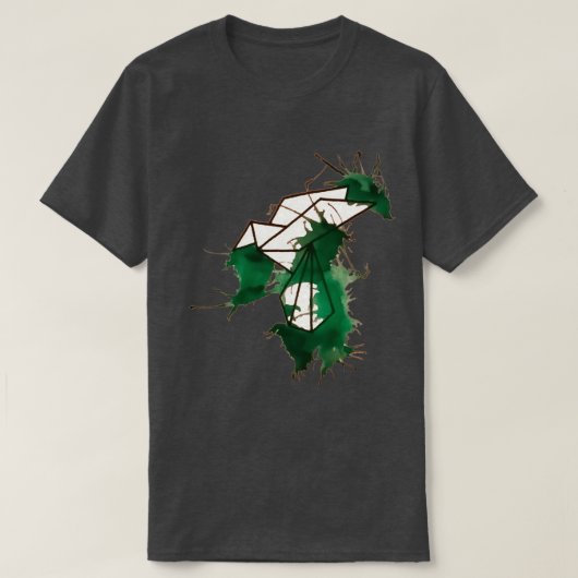 Aquarellpapagei T-Shirt (Design vorne)