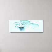 Aquarellpapier Boat Canvas Print Leinwanddruck (Vorderseite)