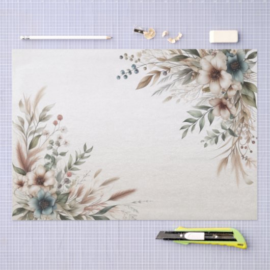 Aquarellpapier für Elfenbein Blumenzwiebeln Seidenpapier (Handwerk)