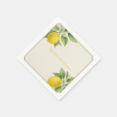 Aquarellpapier Napkins Serviette (Ecke)