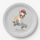 Aquarellpapier Pappteller (Vorderseite)