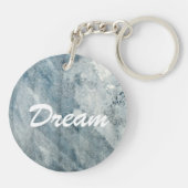 Aquarellpapier Schlüsselanhänger (Rückseite)