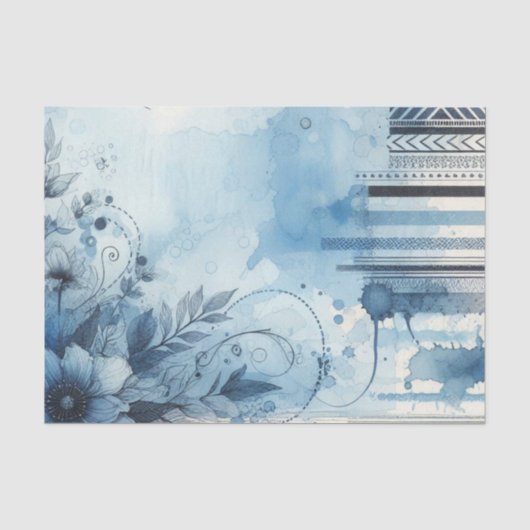 Aquarellpapier Seidenpapier (Vorderseite)