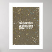Aquarellpapier-Textur-Hintergrund Poster (Vorne)