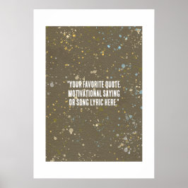 Aquarellpapier-Textur-Hintergrund Poster