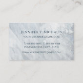 Aquarellpapier Visitenkarte (Rückseite)