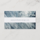 Aquarellpapier Visitenkarte (Rückseite)