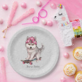 Aquarellpapierplatte Pappteller (Party)