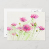 Aquarellpappe 3 postkarte (Vorne/Hinten)