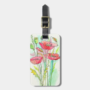 Aquarellpappel Gepäckanhänger