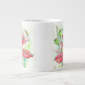 Aquarellpappel Jumbo-Tasse (Vorderseite)