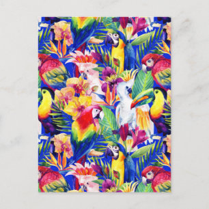 Aquarellpartikel 2 postkarte