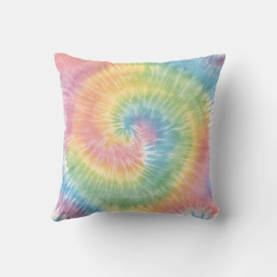Aquarellpaste Rainbow Gefärbte Krawatte Kissen