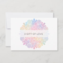 *~* Aquarellpastel Rainbow Mandala Spirituell