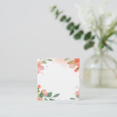 Aquarellpastellfarben Begleitkarte (Stehend Vorderseite)