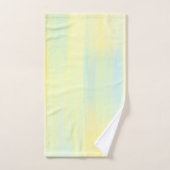 Aquarellpastellfarben Blendet Handtuch Badhandtuch Set (Handtuch)