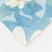 Aquarellpastellfarben Fleecedecke (Ecke)