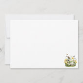 Aquarellpastellfarben Gelbe Tulpen Hobby Ostern Mitteilungskarte (Rückseite)