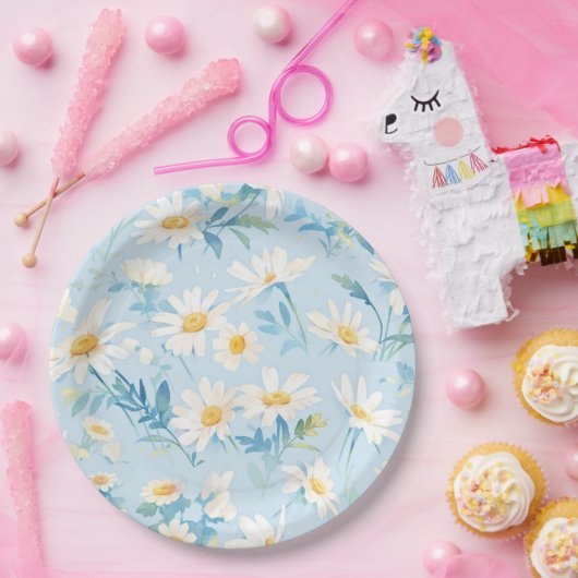 Aquarellpastellfarben Pappteller (Party)