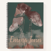 Aquarellpastellfarben Pilz Notizblock (Vorderseite)