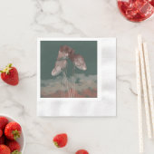 Aquarellpastellfarben Pilz Serviette (Beispiel)