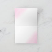 Aquarellpastellfarben Pink Gold Bar Mitzvah Dankeskarte (Innenseite)