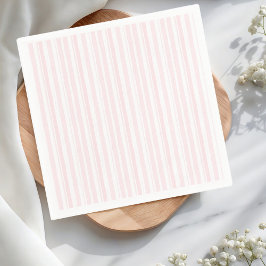 Aquarellpastellfarben Pink Streifen Muster Serviette