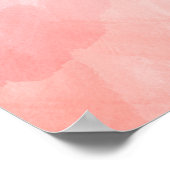 Aquarellpastellfarben Poster (Ecke)