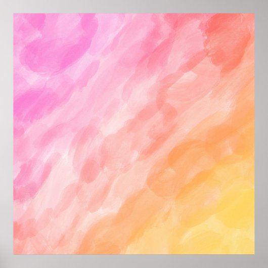 Aquarellpastellfarben Poster (Vorne)