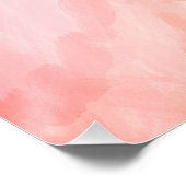 Aquarellpastellfarben Poster (Ecke)