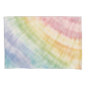 Aquarellpastellfarben Rainbow Gefärbte Krawatte Kissenbezug (Vorderseite-Links)