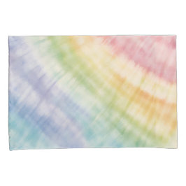 Aquarellpastellfarben Rainbow Gefärbte Krawatte Kissenbezug