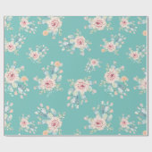 Aquarellpastellkaktus Sukkulente Blume Geschenkpapier (Flach)