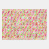 Aquarellpastellpunkte Geschenkpapier Set (Vorderseite)