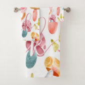 Aquarellpastellräume Badhandtuch Set (Insitu)