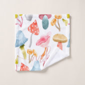 Aquarellpastellräume Badhandtuch Set (Waschlappen)