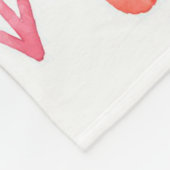 Aquarellpastellräume Fleecedecke (Ecke)