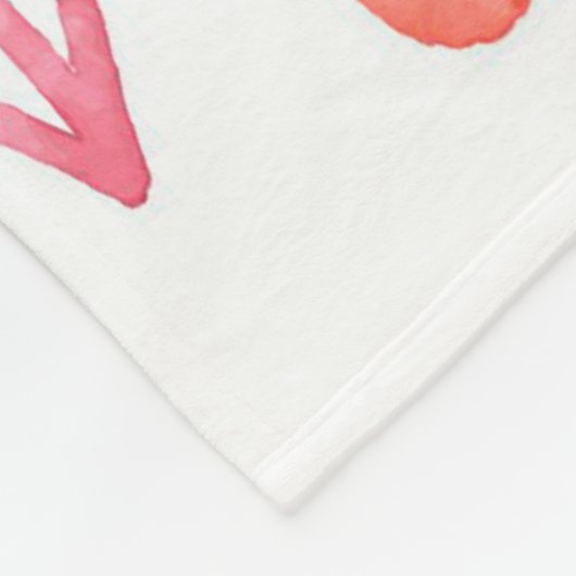 Aquarellpastellräume Fleecedecke (Ecke)