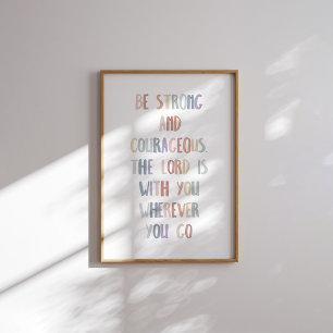 Aquarellpasten sind stark und mutig poster