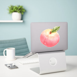 Aquarellpeach Aufkleber