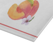 Aquarellpeach Schneidebrett (Ecke)