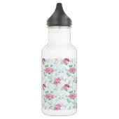 Aquarellpeere, Schmetterlingswasserfarbe Edelstahlflasche (Links)