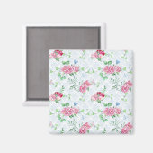 Aquarellpeere, Schmetterlingswasserfarbe Magnet (Vorderseite/Rückseite)