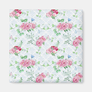 Aquarellpeere, Schmetterlingswasserfarbe Magnet